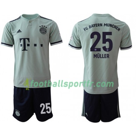 Tenue Bayern Munich Muller 25 Enfant Extérieur 2018-2019 Maillot de Foot